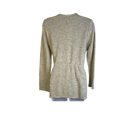 Pure J. Jill Womens‎ Waist-Tie Cardigan Sweater Beige Size Small Petite - Picture 4 of 9